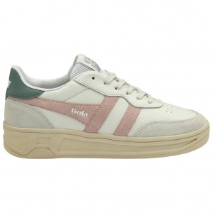 Gola Classics Topspin Sneakers Hvite Rosa Norge | LFYOMK-306
