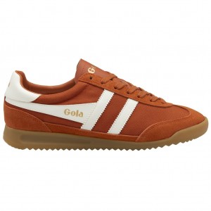 Gola Classics Tornado Sneakers Oransje Hvite Norge | QXBPLU-957