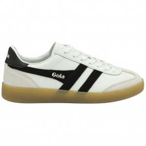Gola Classics Viper Leather Sneakers Hvite Svarte Norge | BPEDHJ-150