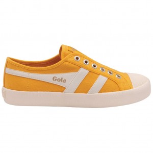 Gola Vegan Classics Coaster Slip Shoes Hvite Norge | VYBPMJ-475