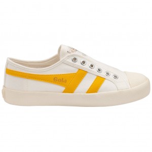 Gola Vegan Classics Coaster Slip Shoes Hvite Norge | CPRULT-519