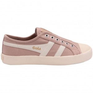 Gola Vegan Classics Coaster Slip Shoes Hvite Norge | WBJKQO-104