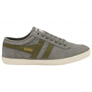 Gola Vegan Classics Comet Plimsoll Sneakers Grå Khaki Norge | OGVCTK-461