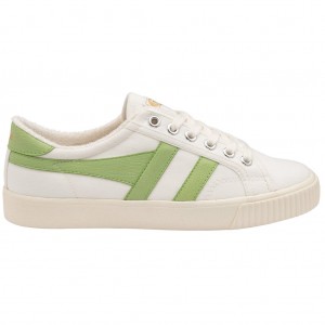 Gola Vegan Classics Tennis Mark Cox Sneakers Hvite Grønn Norge | SIDWON-027