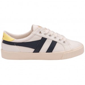 Gola Vegan Classics Tennis Mark Cox Sneakers Hvite Marineblå Norge | QFWXVB-582