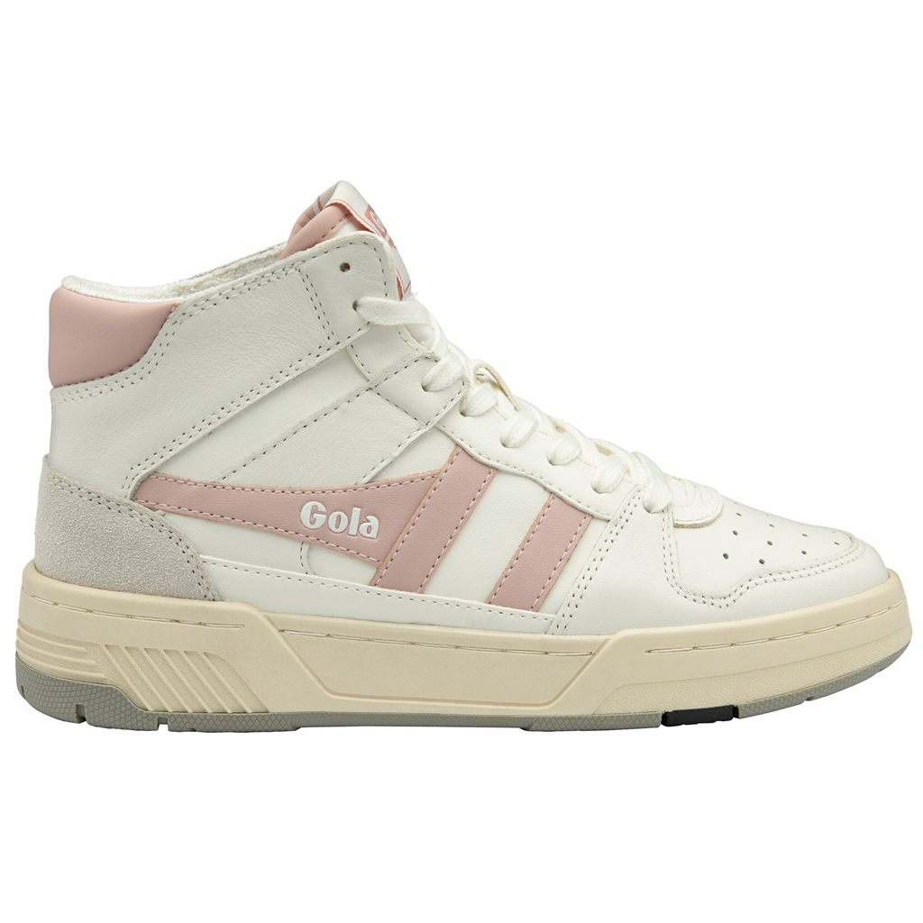 Gola Classics Allcourt High Sneakers Hvite Rosa Norge | BCZMVY-392