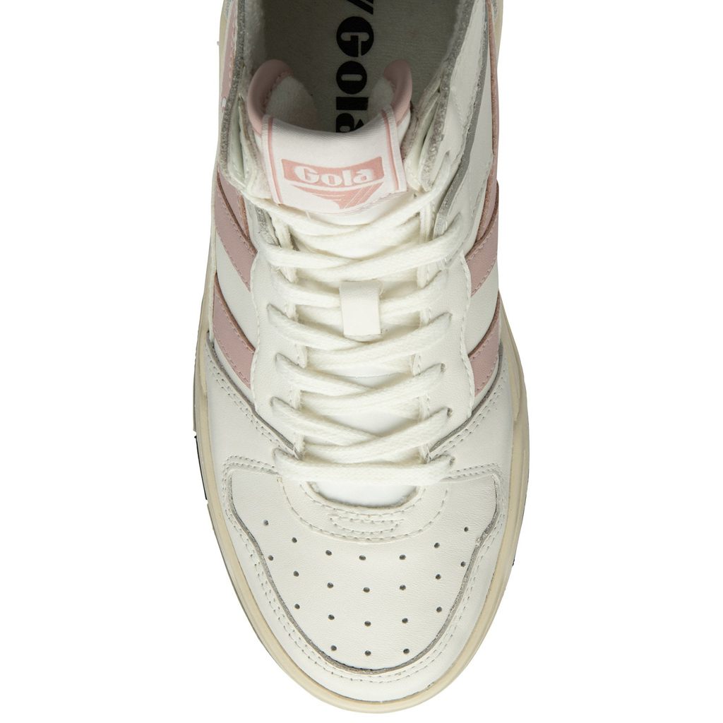 Gola Classics Allcourt High Sneakers Hvite Rosa Norge | BCZMVY-392
