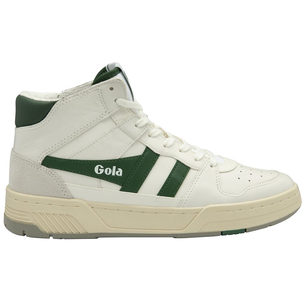 Gola Classics Allcourt High Sneakers Hvite Grønn Norge | HDWVGO-360