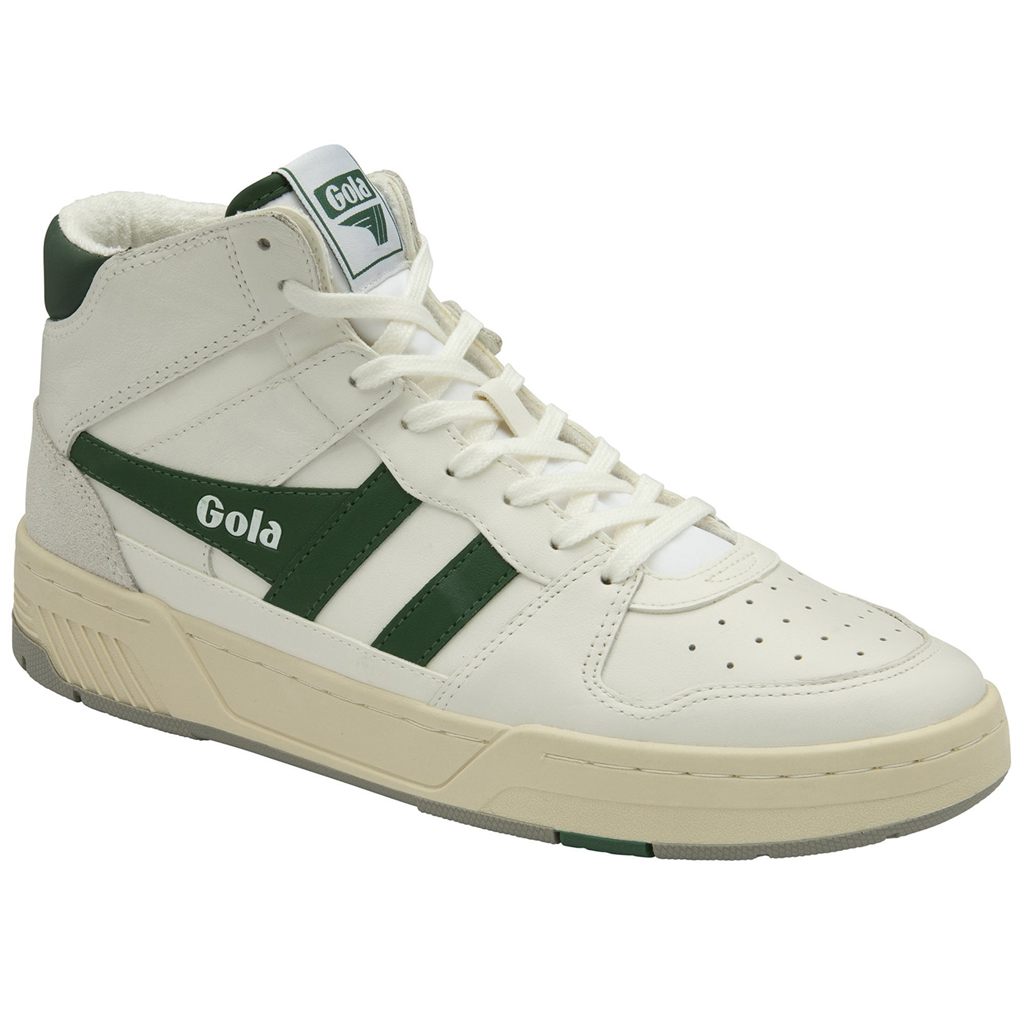 Gola Classics Allcourt High Sneakers Hvite Grønn Norge | HDWVGO-360