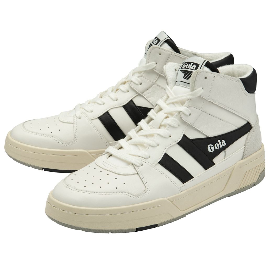 Gola Classics Allcourt High Sneakers Hvite Svarte Norge | ITCJFB-621