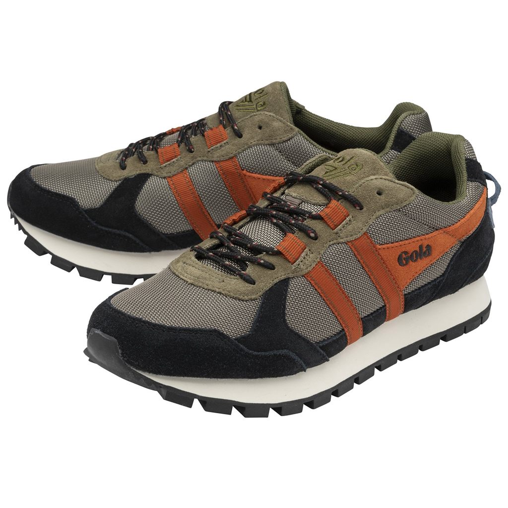 Gola Classics Altitude Sneakers Khaki Svarte Oransje Norge | EIJVML-426