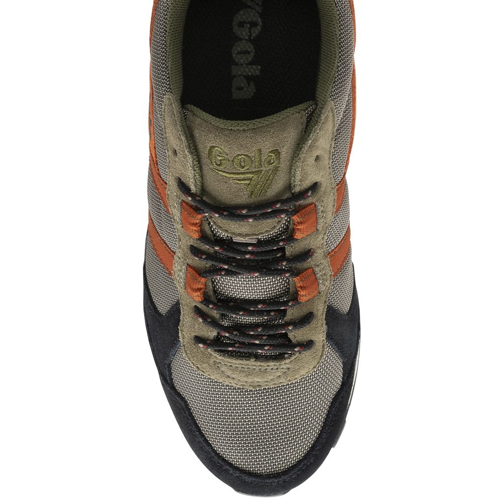 Gola Classics Altitude Sneakers Khaki Svarte Oransje Norge | EIJVML-426
