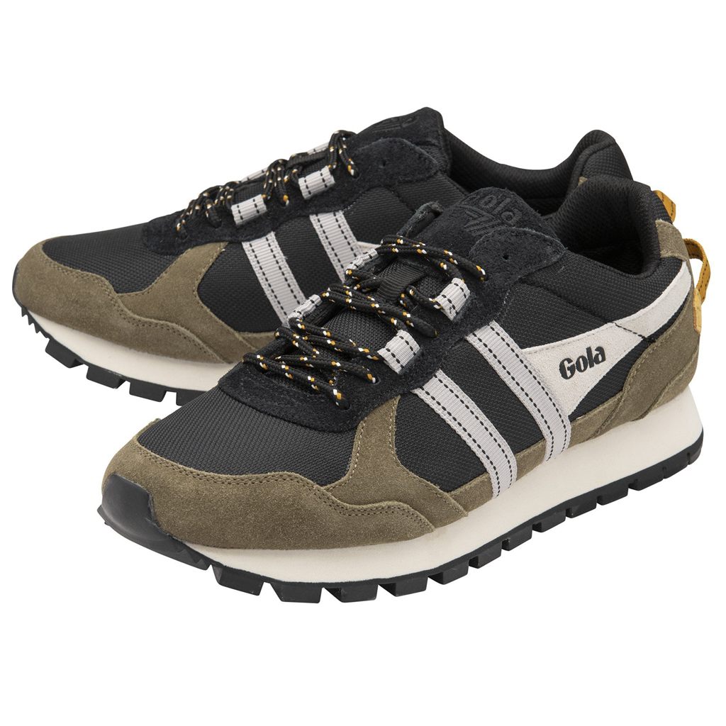 Gola Classics Altitude Sneakers Svarte Khaki Hvite Norge | JILSUZ-149