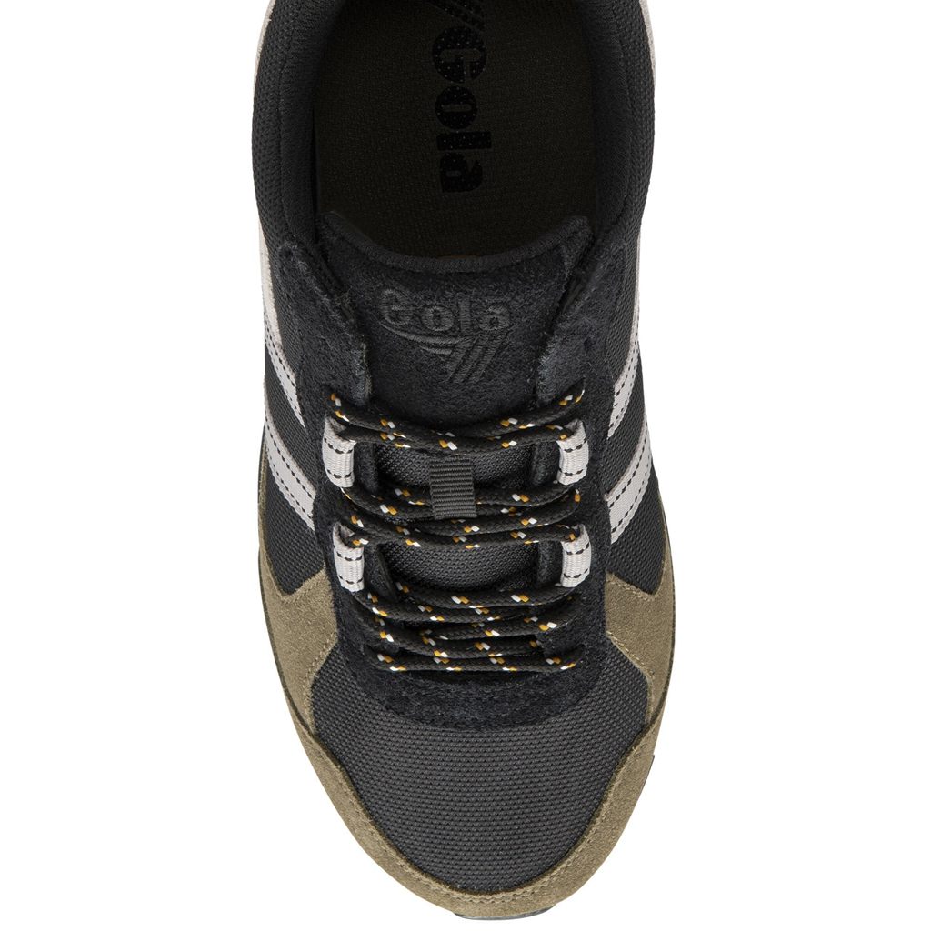 Gola Classics Altitude Sneakers Svarte Khaki Hvite Norge | JILSUZ-149