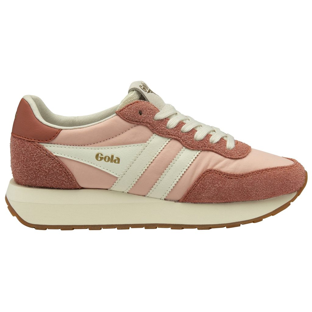 Gola Classics Arizona Sneakers Rosa Hvite Norge | HWULDK-892