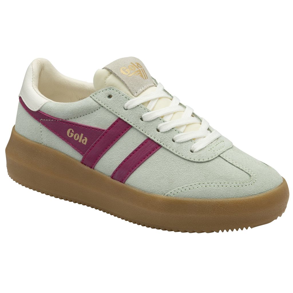 Gola Classics Athena Sneakers Fuchsia Hvite Norge | BMFQJO-176