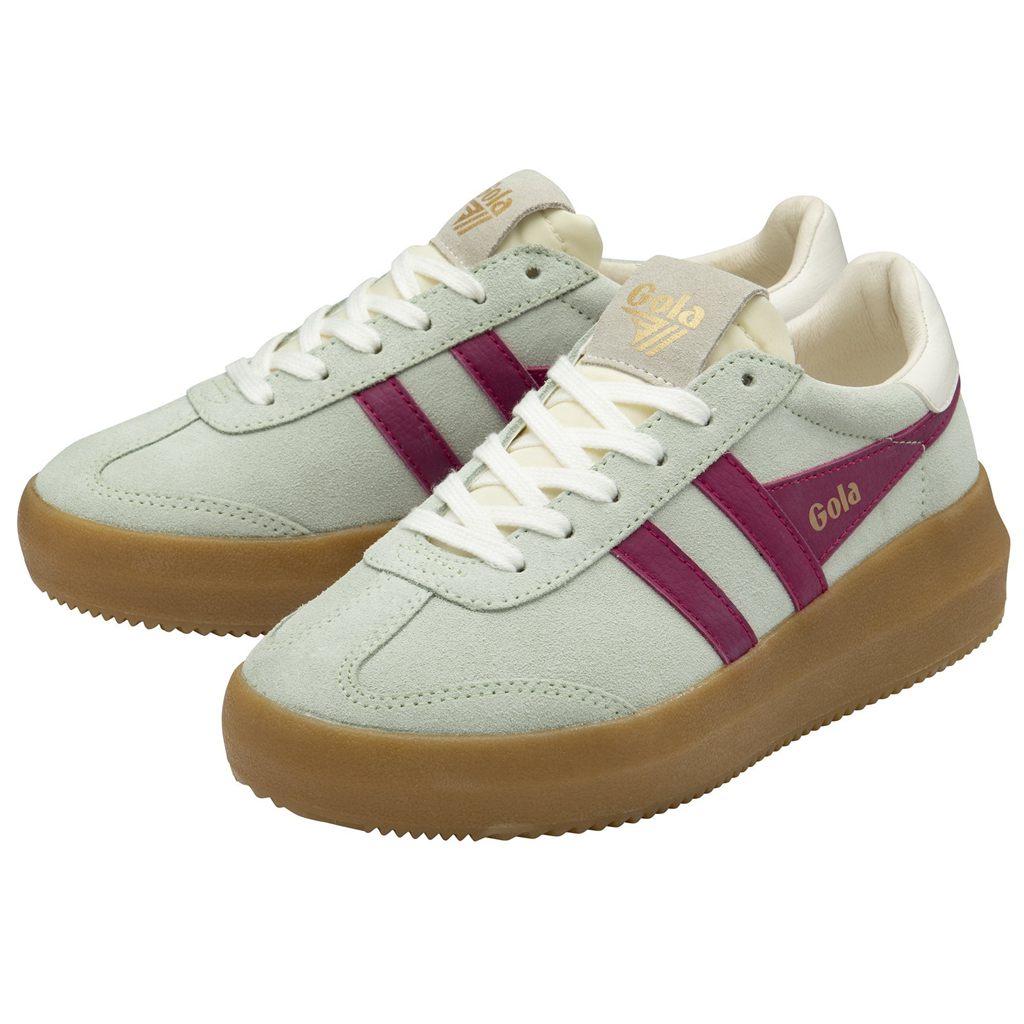 Gola Classics Athena Sneakers Fuchsia Hvite Norge | BMFQJO-176