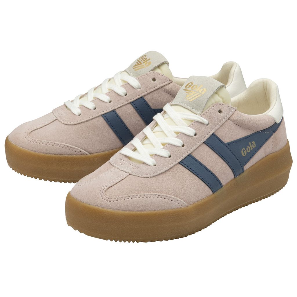Gola Classics Athena Sneakers Rosa Hvite Norge | PVZDYM-570