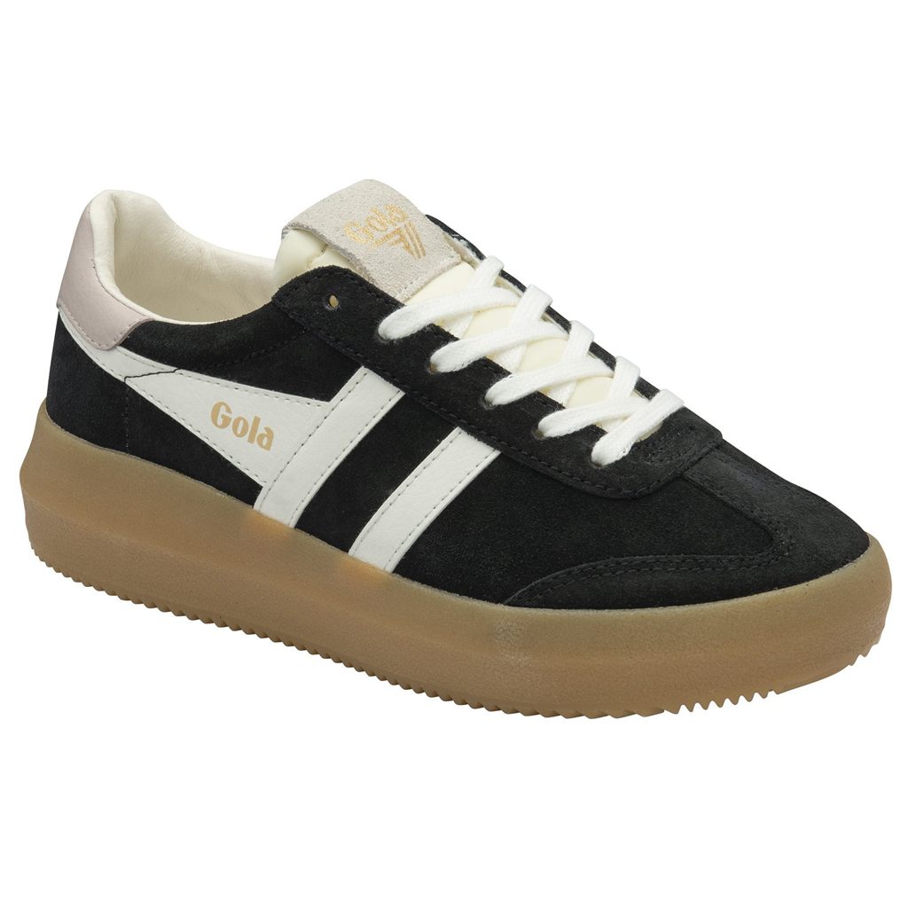 Gola Classics Athena Sneakers Svarte Hvite Rosa Norge | ZXLFOU-586