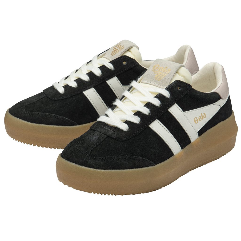 Gola Classics Athena Sneakers Svarte Hvite Rosa Norge | ZXLFOU-586