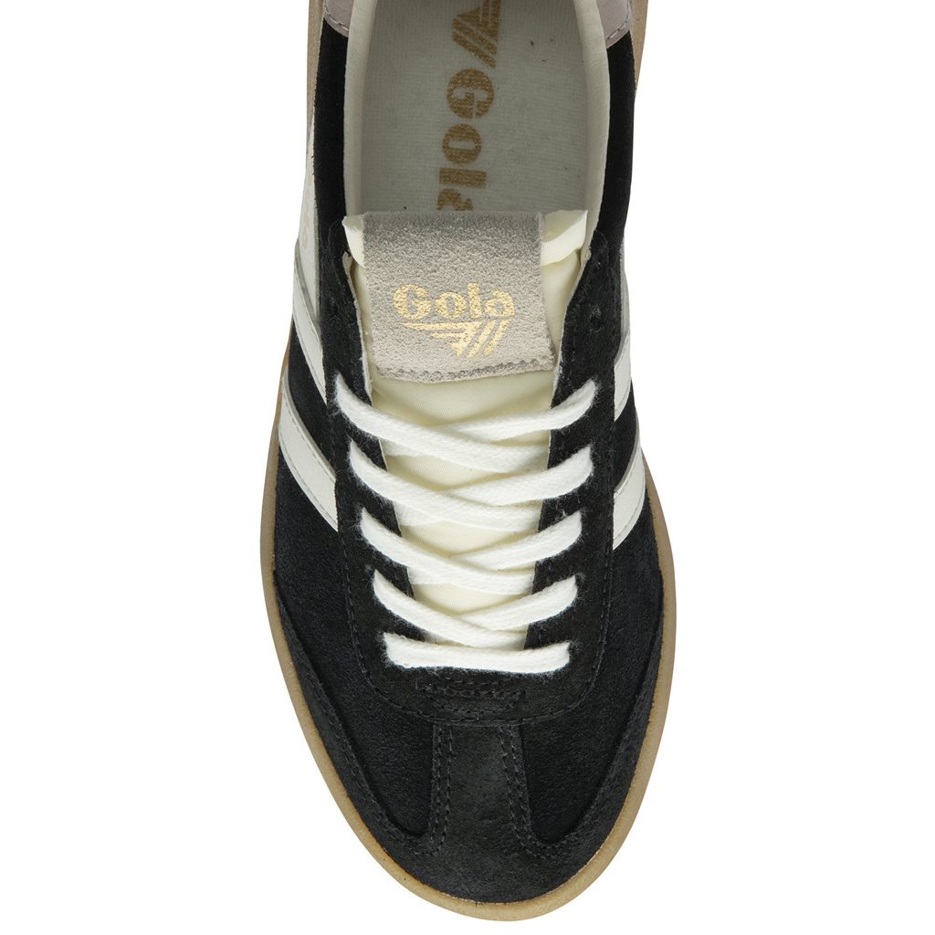 Gola Classics Athena Sneakers Svarte Hvite Rosa Norge | ZXLFOU-586