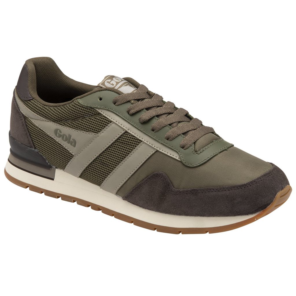 Gola Classics Atlanta Sneakers Khaki Mørke Brune Norge | WKHYMQ-839