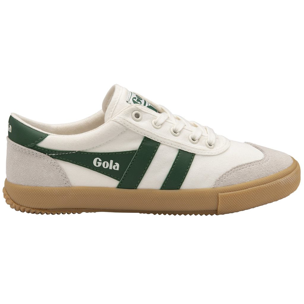 Gola Classics Badminton Plimsoll Sneakers Hvite Grønn Norge | USNXJV-416