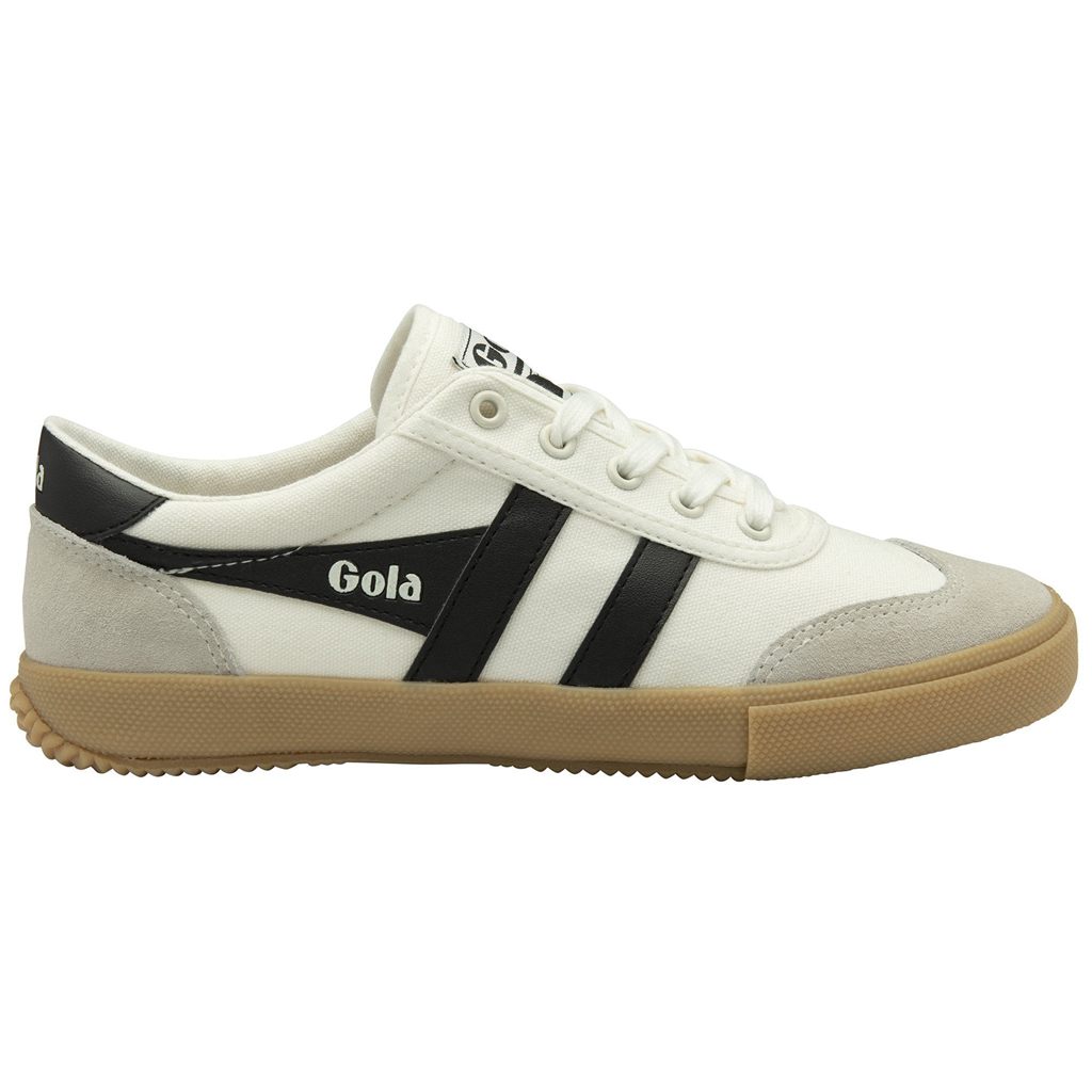 Gola Classics Badminton Plimsoll Sneakers Hvite Svarte Norge | QDUETS-725