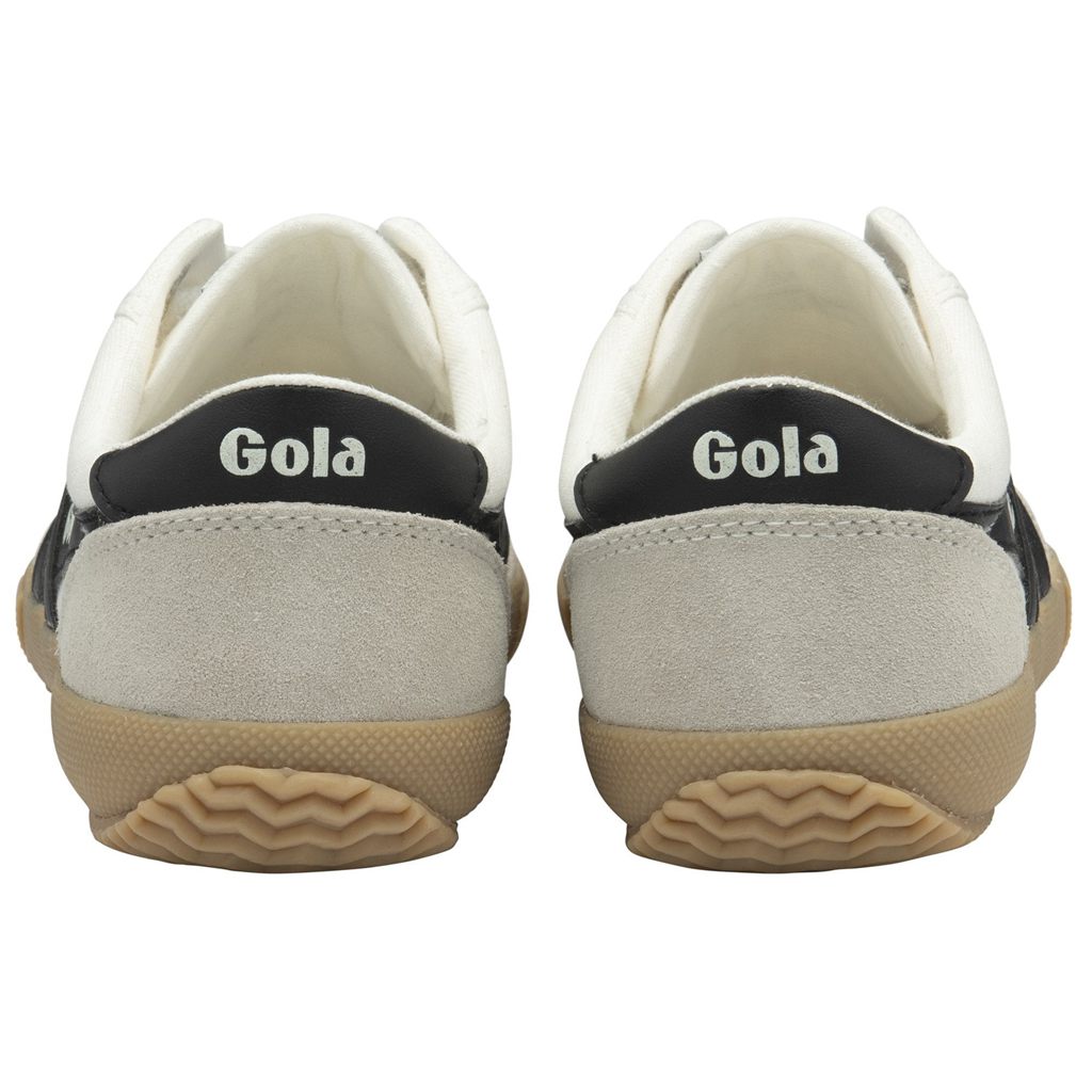 Gola Classics Badminton Plimsoll Sneakers Hvite Svarte Norge | QDUETS-725
