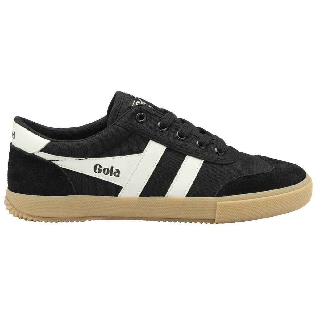 Gola Classics Badminton Plimsoll Sneakers Svarte Hvite Norge | PJACSD-478