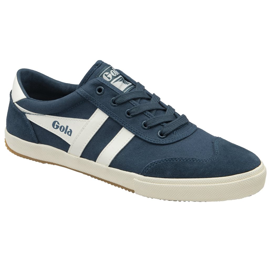 Gola Classics Badminton Plimsoll Sneakers Blå Hvite Norge | ELYMHQ-560