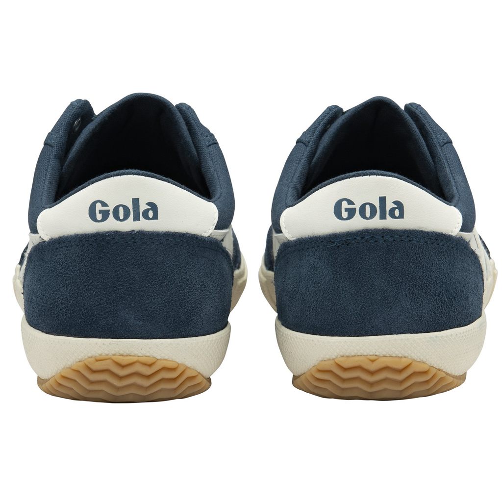 Gola Classics Badminton Plimsoll Sneakers Blå Hvite Norge | ELYMHQ-560