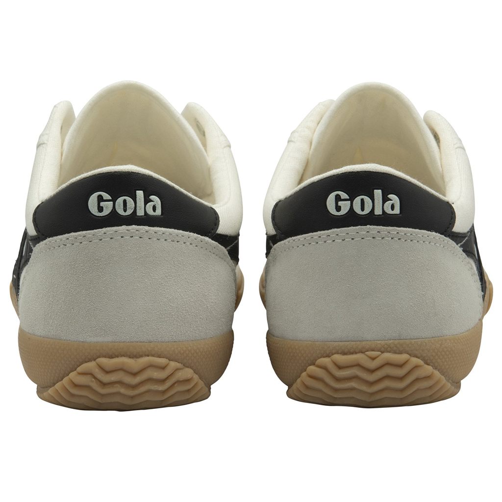 Gola Classics Badminton Plimsoll Sneakers Hvite Svarte Norge | XLWSAC-836
