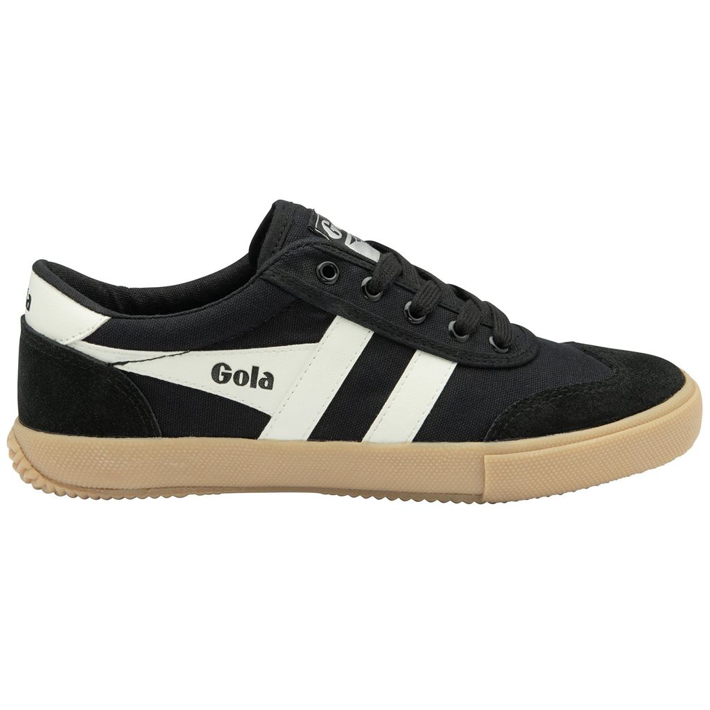 Gola Classics Badminton Plimsoll Sneakers Svarte Hvite Norge | YAGEUH-903