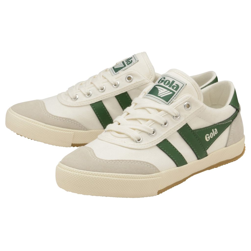 Gola Classics Badminton Sneakers Hvite Grønn Norge | UYGBMQ-749