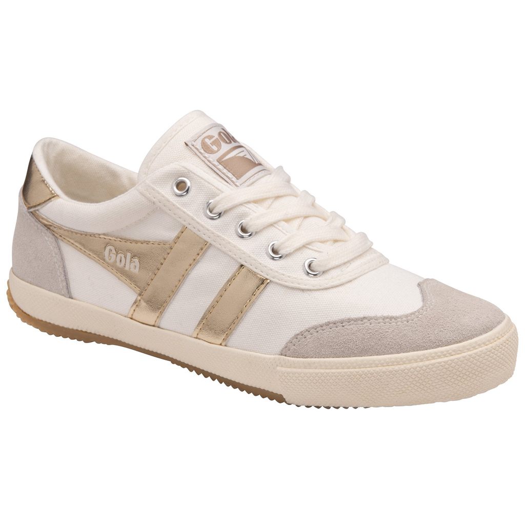 Gola Classics Badminton Sneakers Hvite Gull Norge | HOMFYQ-578