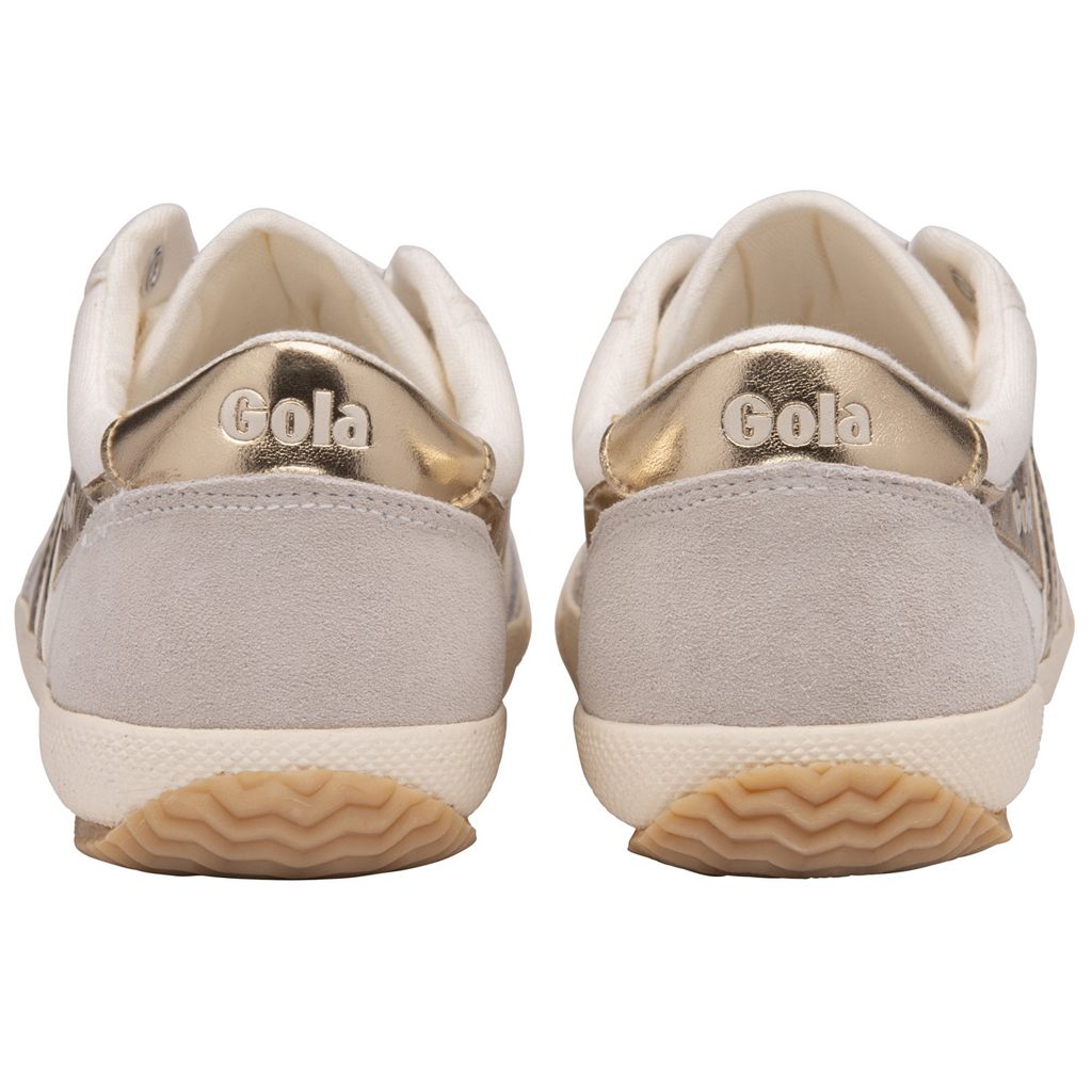 Gola Classics Badminton Sneakers Hvite Gull Norge | HOMFYQ-578