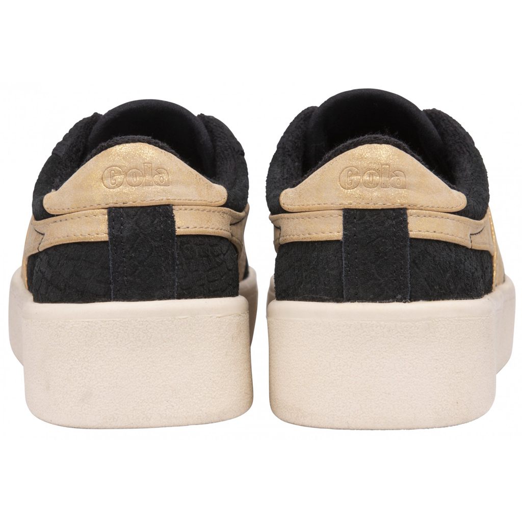 Gola Classics Baseline Mark Cox Mirror Shoes Svarte Gull Norge | EDLAWO-932