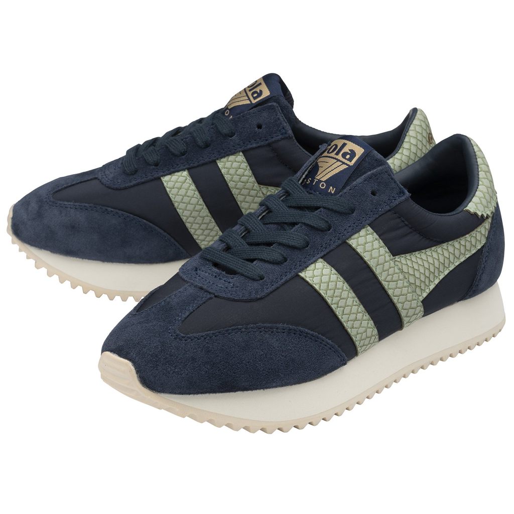 Gola Classics Boston '78 Snake Sneakers Marineblå Norge | KYZRWS-520