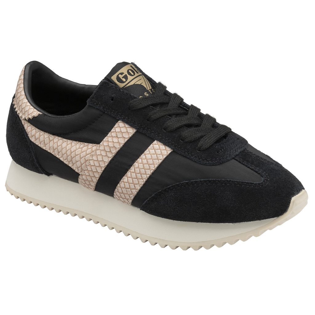 Gola Classics Boston '78 Snake Sneakers Svarte Rosa Norge | OFPJLC-573