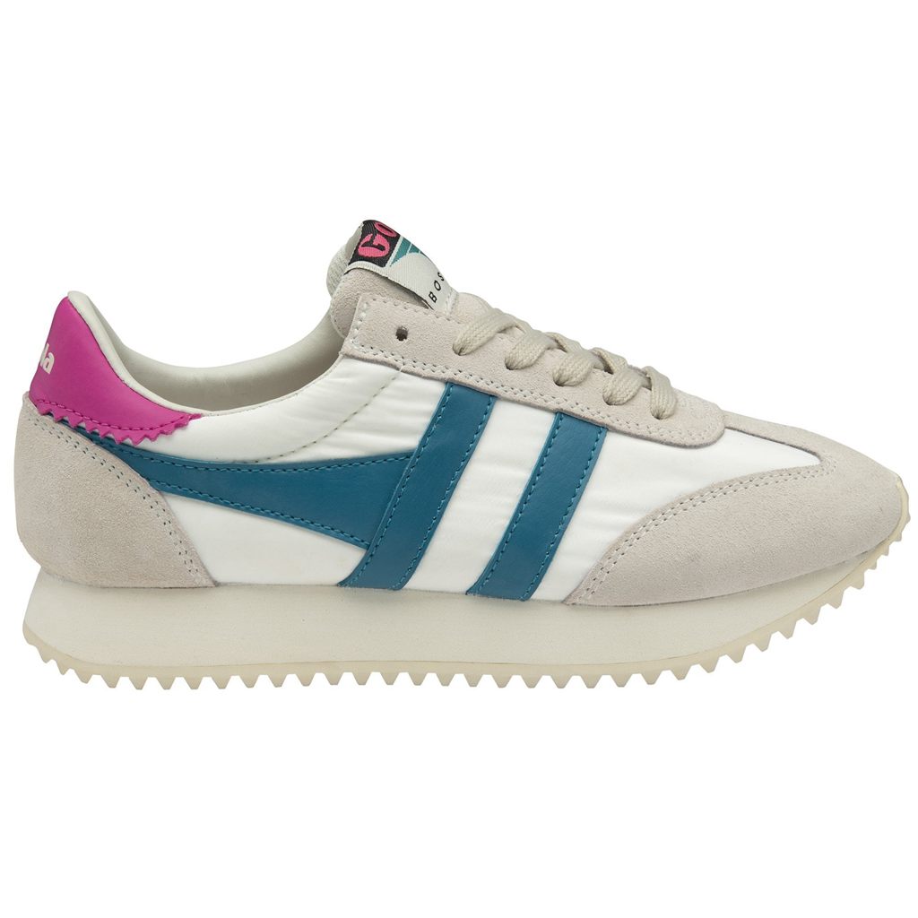 Gola Classics Boston '78 Sneakers Hvite Fuchsia Norge | TMASDF-627