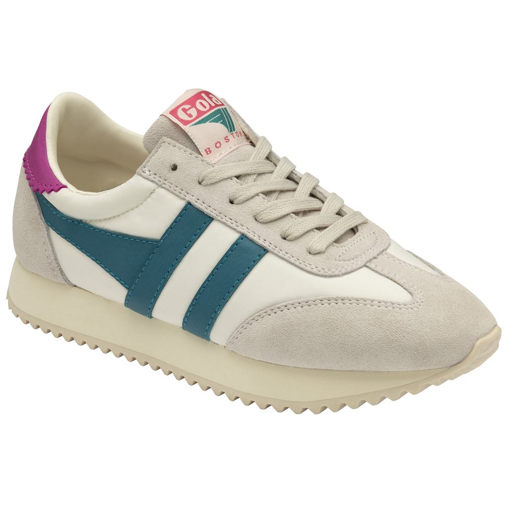 Gola Classics Boston '78 Sneakers Hvite Fuchsia Norge | TMASDF-627