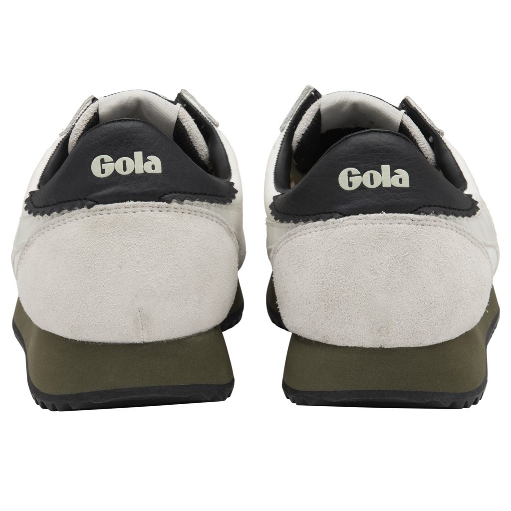 Gola Classics Boston '78 Sneakers Hvite Khaki Svarte Norge | YALFEM-319