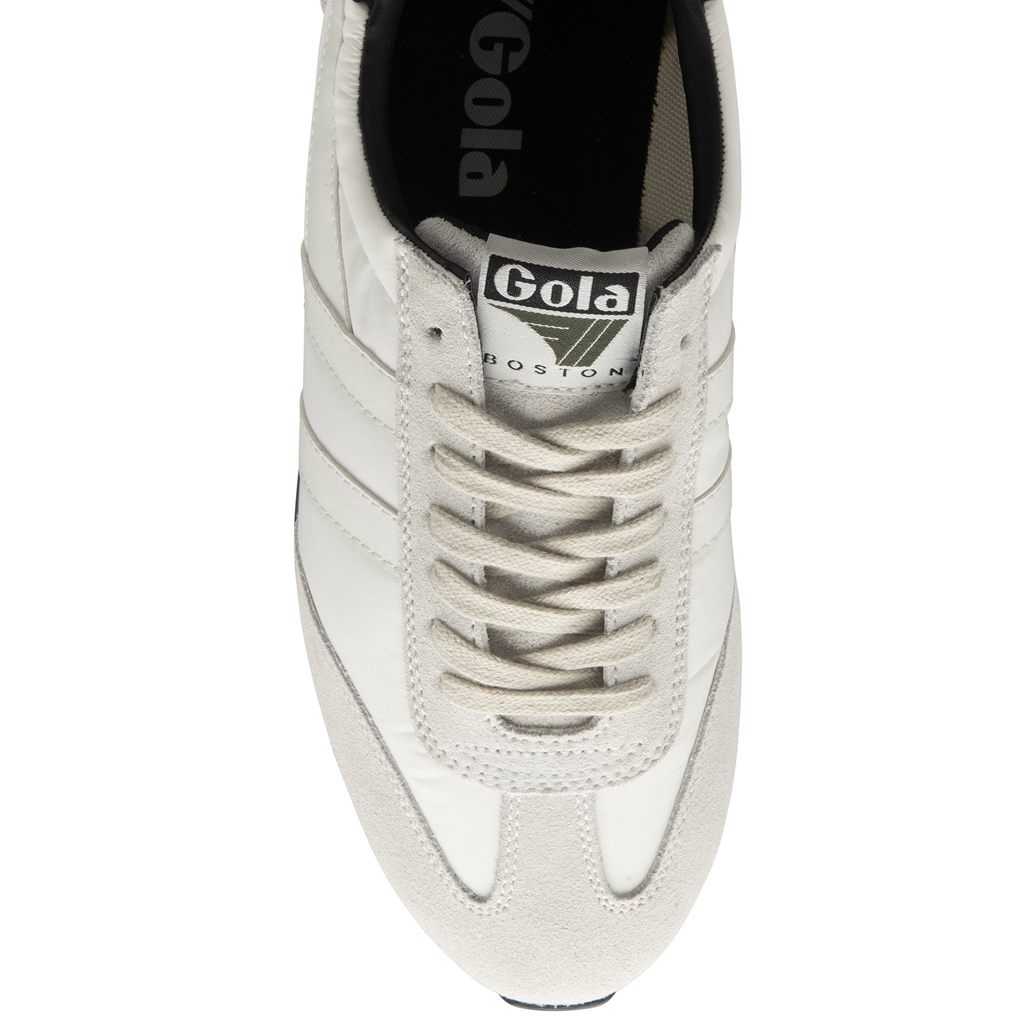 Gola Classics Boston '78 Sneakers Hvite Khaki Svarte Norge | YALFEM-319