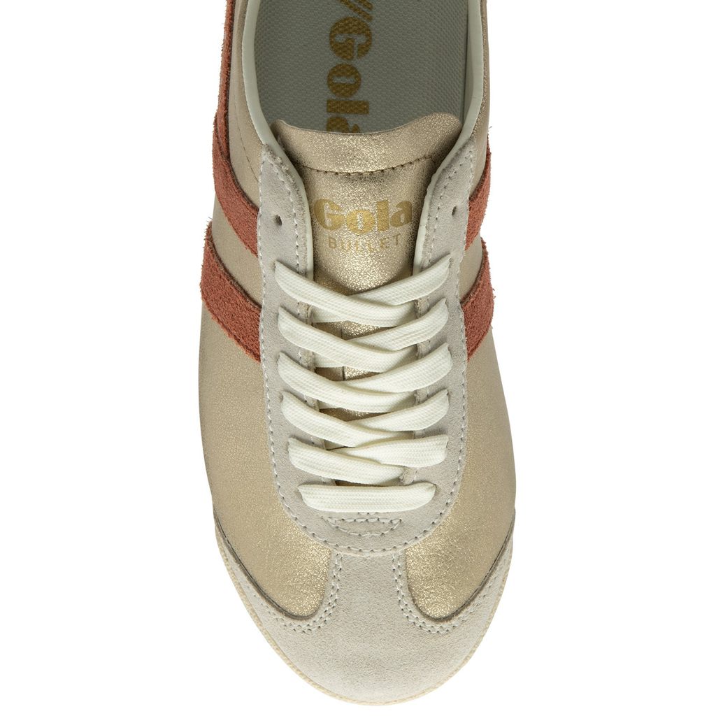 Gola Classics Bullet Blaze Sneakers Gull Oransje Norge | TFLAYK-704