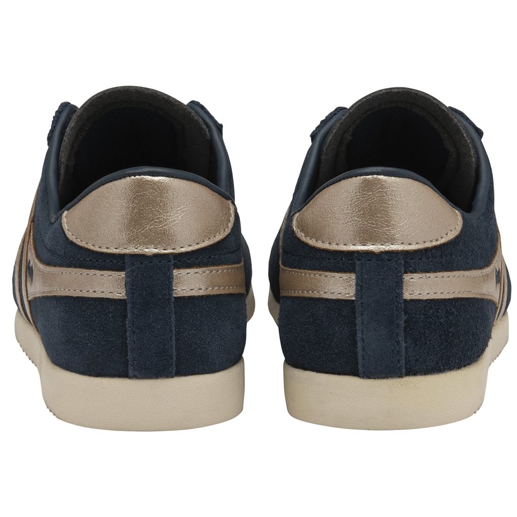 Gola Classics Bullet Flame Sneakers Marineblå Rosa Gull Norge | WDHOMP-486