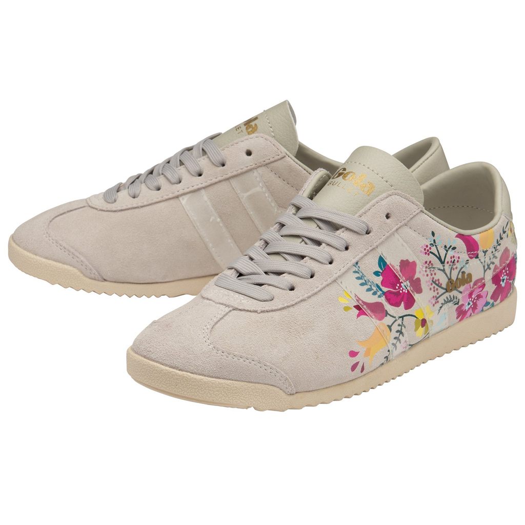 Gola Classics Bullet Floral Sneakers Hvite Norge | LJEAFO-682