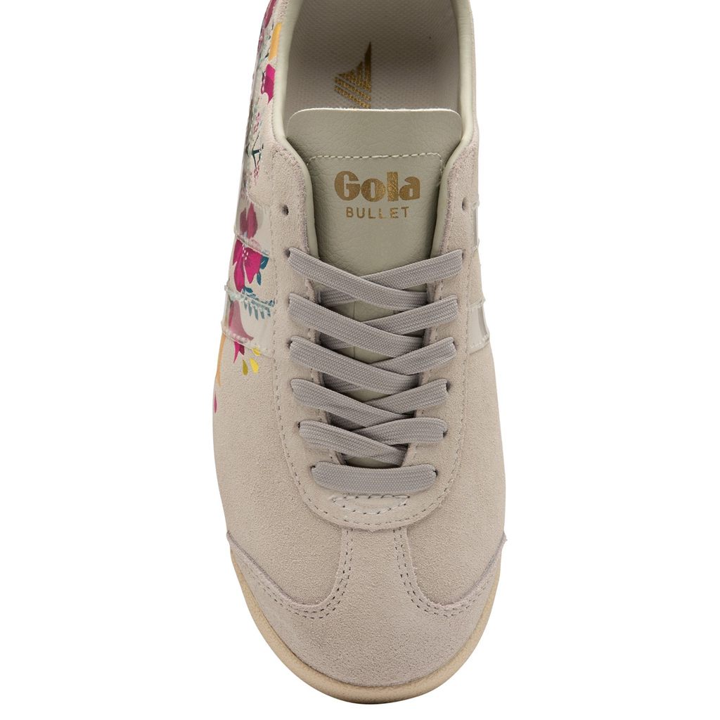 Gola Classics Bullet Floral Sneakers Hvite Norge | LJEAFO-682