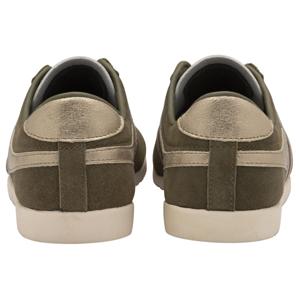 Gola Classics Bullet Mirror Trident Sneakers Khaki Sølv Gull Norge | VILUDR-374