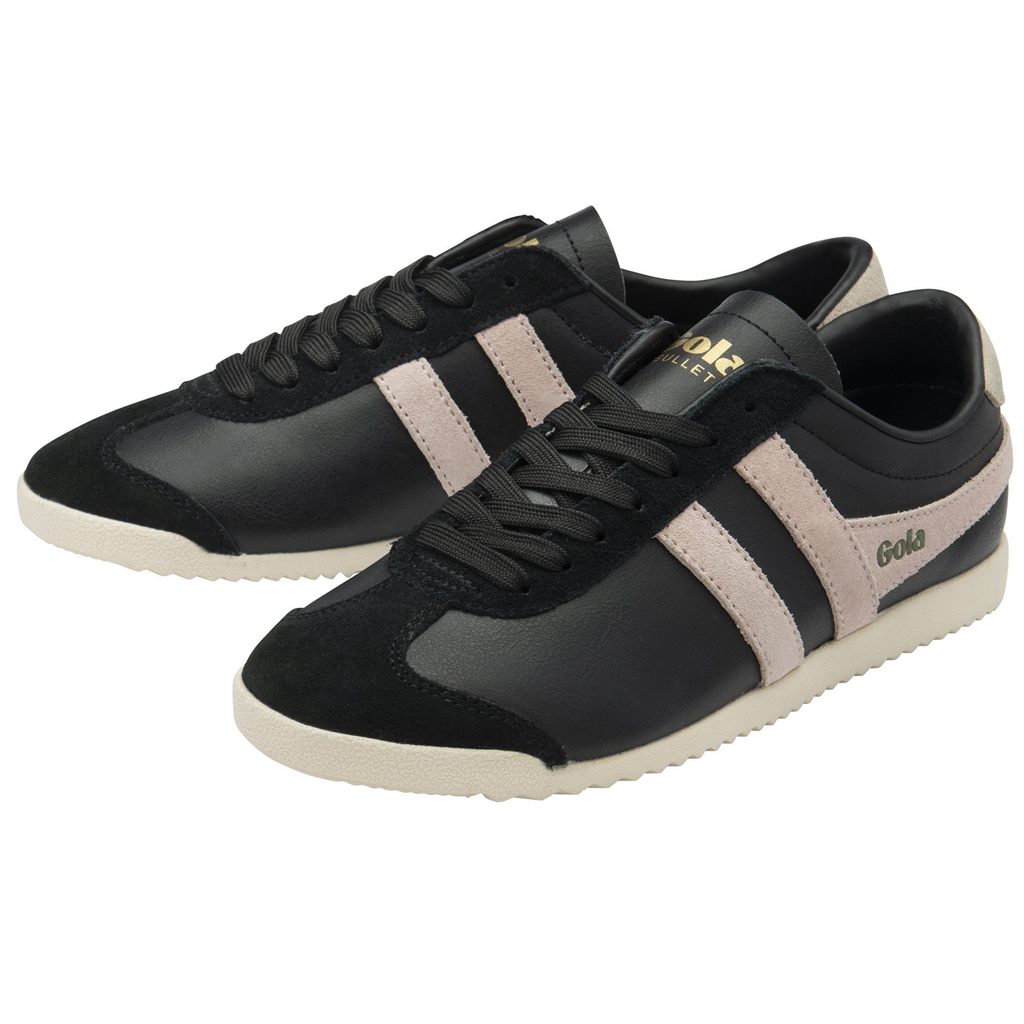 Gola Classics Bullet Pure Sneakers Svarte Rosa Grå Norge | QSKFCT-975